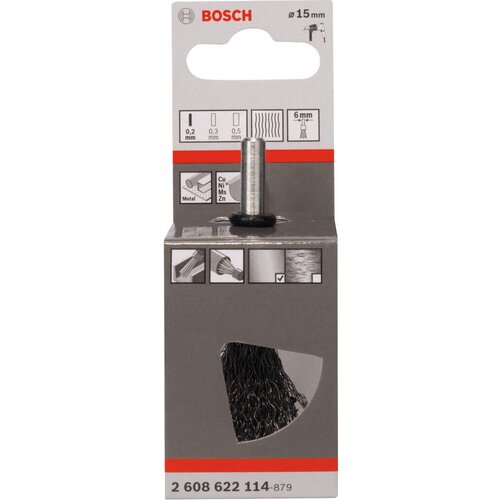 Bosch četka u obliku kičice 15 mm, 0,2 mm - 2608622114 Slike