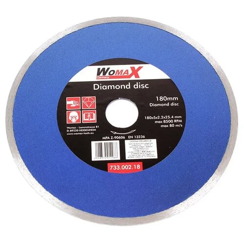 Womax Dijamantska rezna ploča RAVNA 250x25.4 Cene