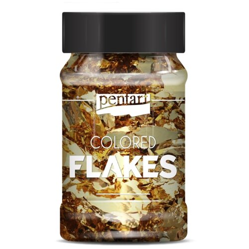  Metalik listići PENTART 100 ml | razne nijanse (metalna folija u boji) Slike