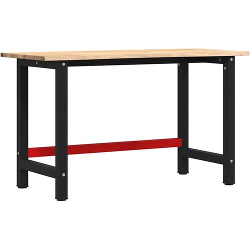 vidaXL Delovna miza 140x60x81,5 cm trdna hrastovina, (5000098371) Cene