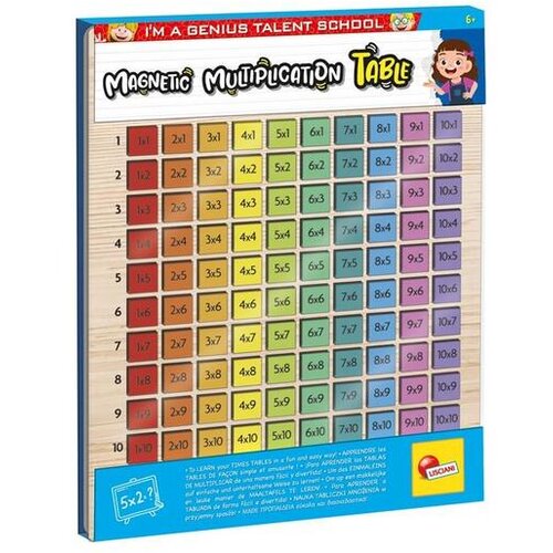  LIS I M GENIUS DRVENA MAGNETNA TABLICA MNOŽENJA 108145 Cijene