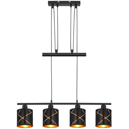 Globo Visilica Bemmo (100 W, D x Š x V: 76 x 13 x 140 cm, Crna, Zlatna, E27) Cijene