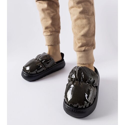Big Star Black Insulated Slippers Slike