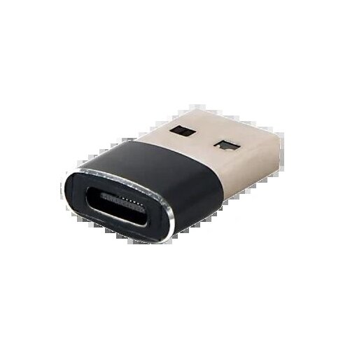 Gembird USB 2,0 adapter USB2.0 AM to Type-C female black, GEMBIRD A-USB2-AMCF-02 Cijene