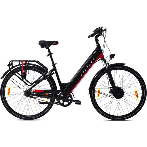 ZÜNDAPP Z902 700C Električni bicikl, 19/28", 36 V, 250W, Crno-crveni Cene
