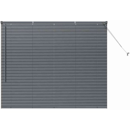 vidaXL Venecijanske žaluzije Temno siva 130 x 160 cm Aluminij, (5000178592) Cene