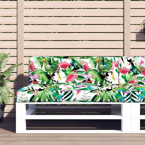  Jastuk za palete vi&amp;scaron;ebojni 120 x 40 x 12 cm od tkanine Slike
