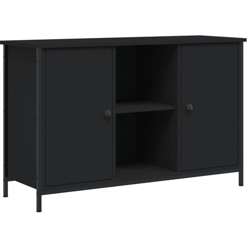 Maison Chic TV omarica - TV enota - Televizijska omarica črna 100x35x65 cm inženirski les, (21700068) Cene