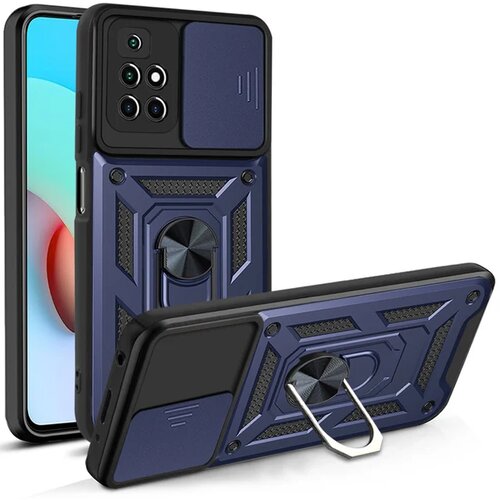 Etui ovitek Slide Ring za Samsung Galaxy A53 5G moder Cene