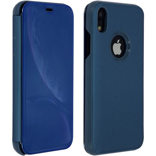 AVIZAR Izjemno tanek preklopni etui s funkcijo stojala, ucinek ogledala - modra str. Apple iPhone XR, (20615685) Cene