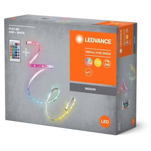 Ledvance LED RGBW prigu&amp;scaron;iva traka FLEX 5m LED/14W/230V + daljinski upravljač Slike
