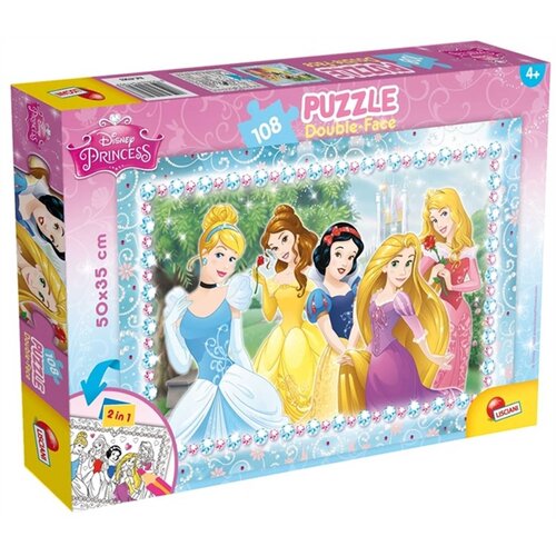 Lisciani Puzzle Princess 2u1 složi I oboji - 108 delova Cene