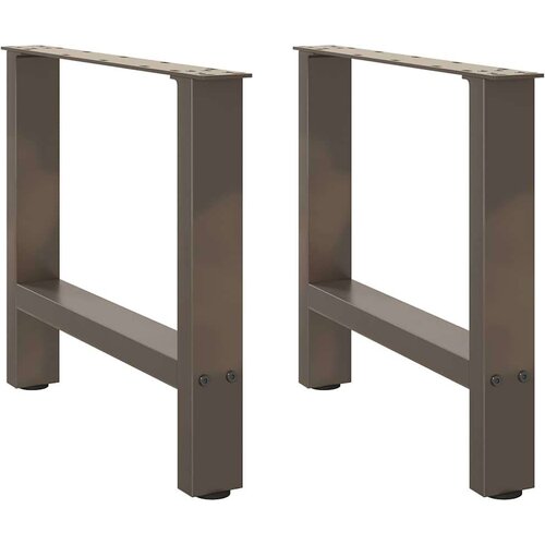  Noge za klub stolić prirodni čelik 2 kom 60 x (42-43) cm čelik - Prirodna 60 x (42-43) cm 2 1 Slike