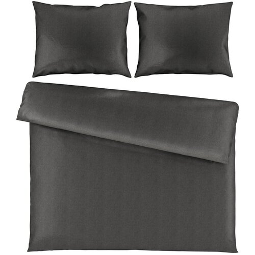 Novel posteljnina 200/200 cm saten temno siva Cene