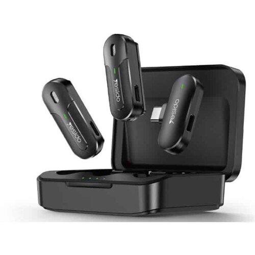 Bežični mikrofon Yesido KR17 USB-C 2 komada crni Cijene