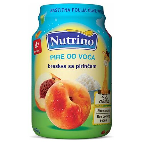 Nutrino pire od voća breskva i pirinac 190 g Cene