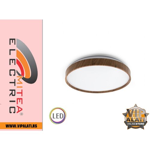 Mitea Lighting tamna boja drveta plafonska led lampa M205484 24W smd 6500K fi380 x h60mm Cene