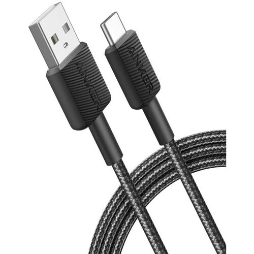 Anker 322 USB-A to USB-C Cable 6ft Braided Black Cene
