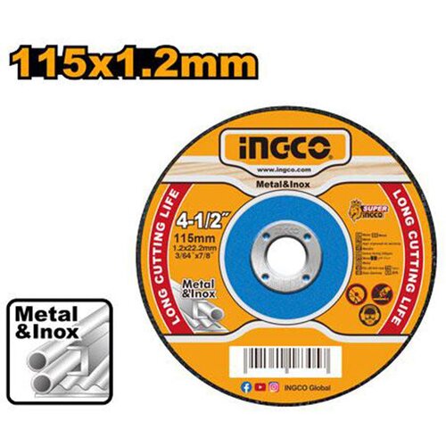  Rezne ploče za metal 115x1.2 - MCD121151 INGCO 25/1 Cijene