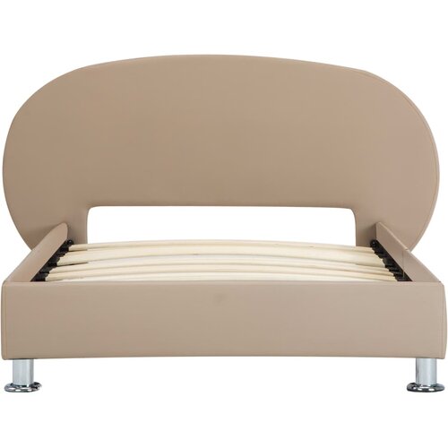  Okvir za krevet od umjetne kože boja cappuccina 100 x 200 cm Slike