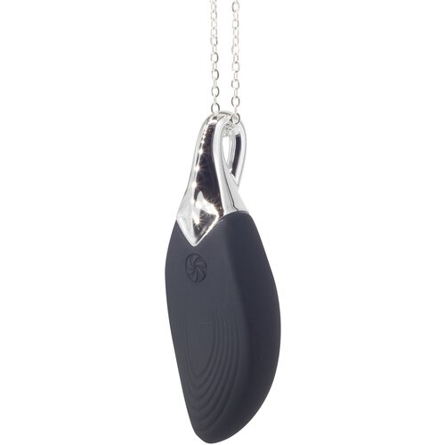 Lola games Klitoralni vibrator Vibrating necklace Liberty Leaf Black Slike