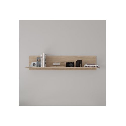 Hanah home Zidna polica Raf-11-Ff-1, 120x25x20 cm, Hrast Slike