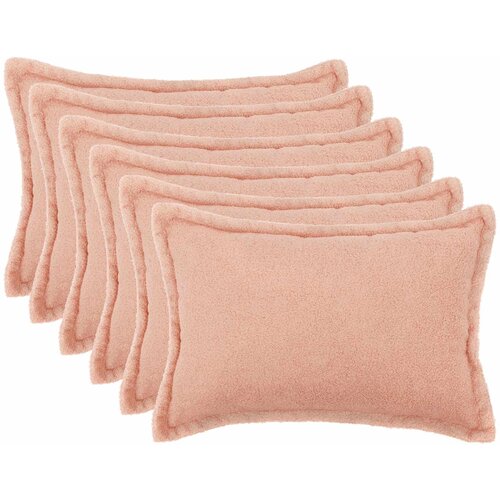  Presvlaka za jastuk 6 pcs HOUTEN Ružičasta 30 x 50 cm Boucl&eacute; Cijene