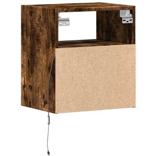  Zidni TV ormarići LED 2 kom boja hrasta 41x31x45 cm Slike