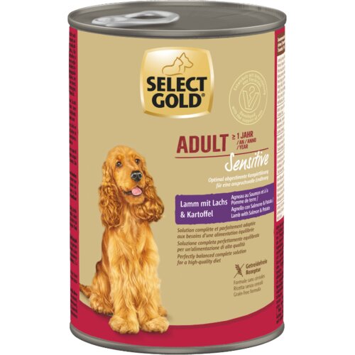 Select Gold Sensitive Adult janjetina s lososom i krumpirom 400 g Cijene