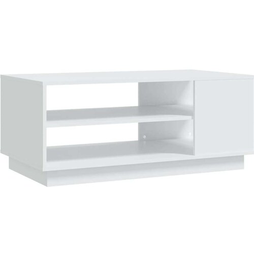 VidaXL stolić za kavu bijeli 102 x 55 x 43 cm od iverice Slike