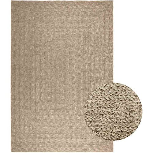  Rug "ZIZUR" Bež 240x340 cm Juta videz Notranje in zunanje Cene