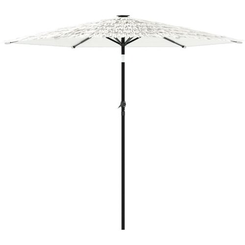  Vrtni suncobran s čeličnom &amp;scaron;ipkom bijeli 223x223x213 cm Slike