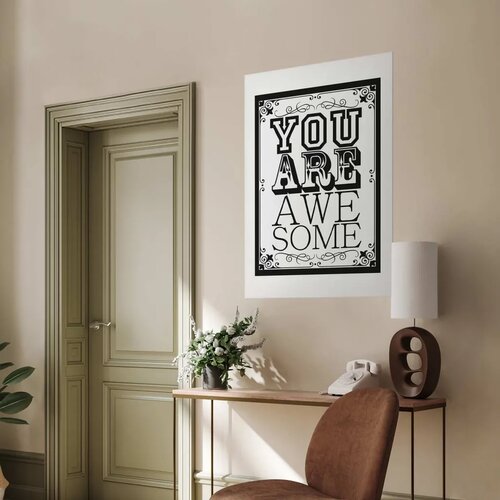  Plakat - You Are Awesome 21x30 Bez okvira Cene