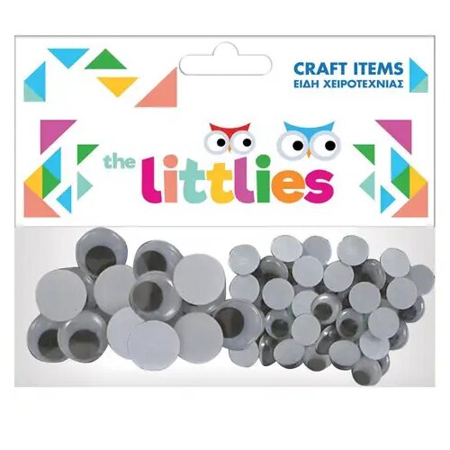 Luna 40-delni set plastičnih oči The Littlies velikosti 20 x 15 mm in 20 x 20 mm Cene