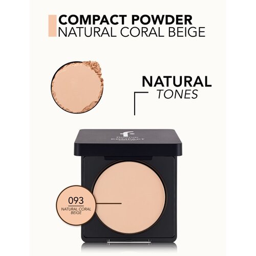 Flormar Compact Powder kompaktni puder z mat učinkom odtenek 093 Natural Coral Beige 11 g Slike