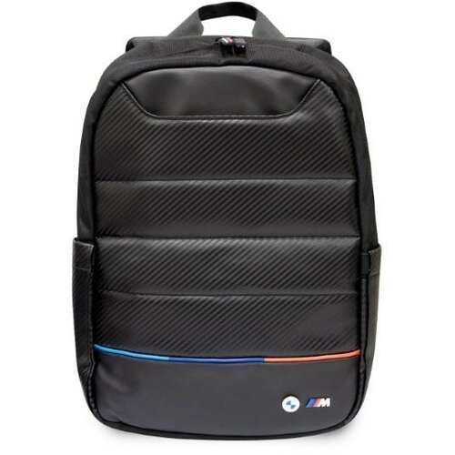 BMW TRIKOLORNI NAHRBTNIK CARBON&NYLON 16 ČRNA TORBA ZA PRENOSNIK, (21922258) Cene