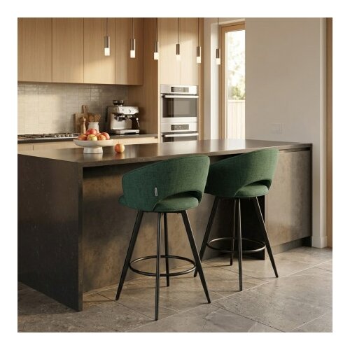 Arti Barska stolica Coco Zelena/Crne noge 550x440x960mm ( 776-072 ) Cene
