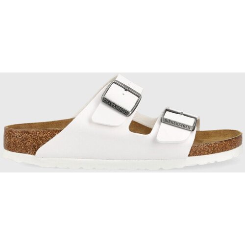 Birkenstock Natikači Arizona ženski, bela barva, 552683 Cene