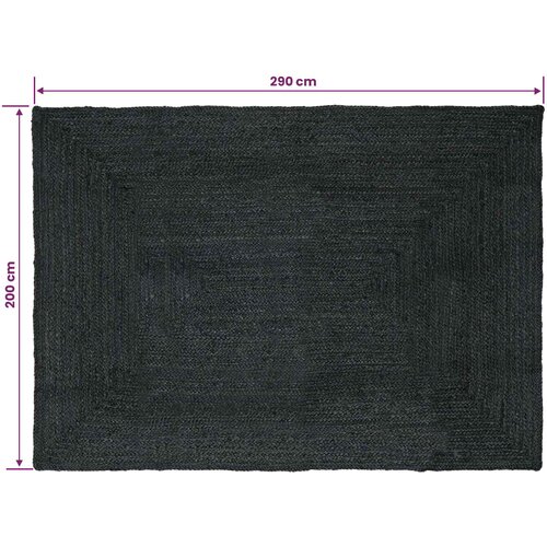  Tepisi za područja Pravokutni Tamnosiva 200 x 290 cm Juta Slike