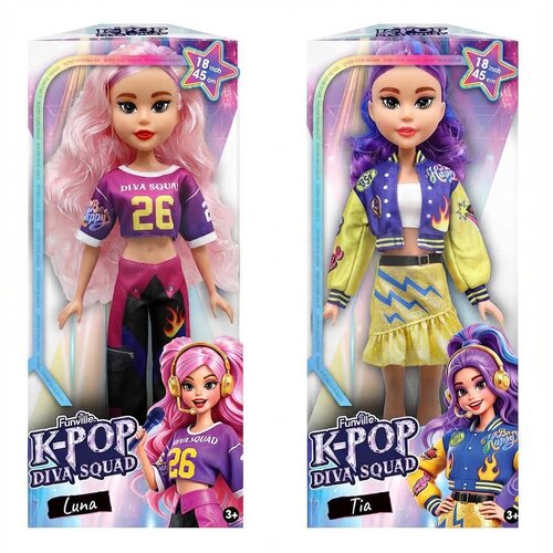 K-Pop Diva Squad Luna &amp;amp; Tia &amp;ndash; 45 cm Slike