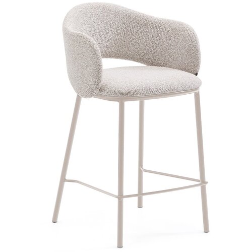 Kave Home Slonokoščen barski stol (višina sedeža 65 cm) Maina – Cene