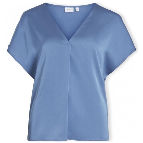 Vila Topi & Bluze Noos Top Ellette V - Coronet Blue Modra Cene
