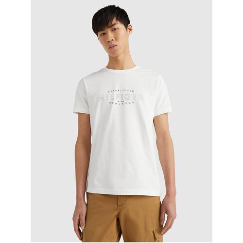 Tommy Hilfiger White Men&amp;#039;s T-Shirt Curve - Men Slike