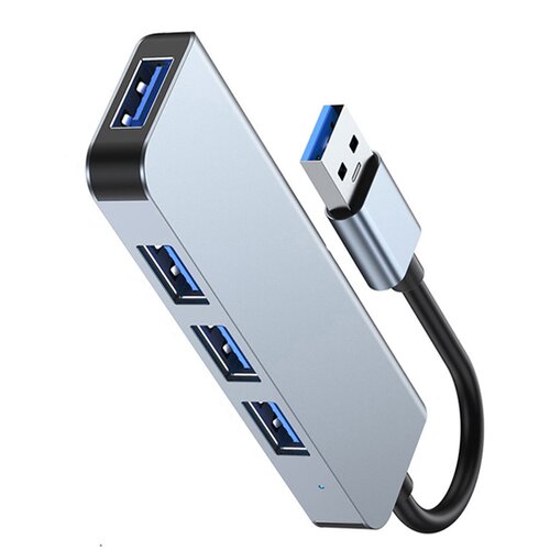 INF Visokohitrostno vozli&scaron;če USB 3.0 s 4 vrati - elegantna aluminijasta zasnova, (21748748) Cene