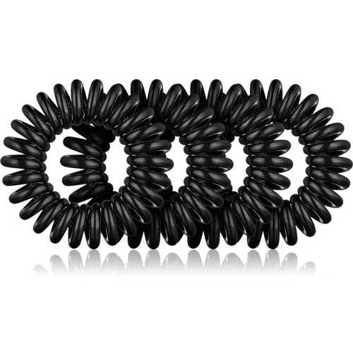 BrushArt Hair Hair Rings elastike za lase 4 kos Black 4 kos