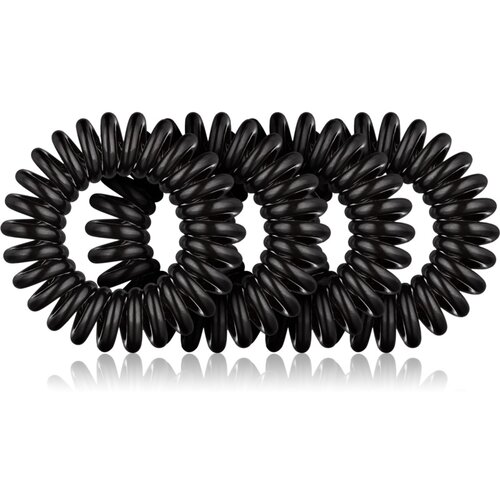 BrushArt Hair Hair Rings gumice za kosu 4 kom Black 4 kom Slike