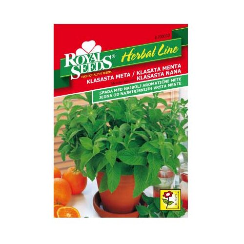 ROYAL SEEDS Sjeme začina HERBAL LINE 30 KLASASTA MENTA Cijene