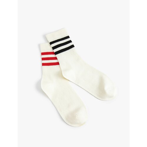 Koton Set of 2 College Socks with Stripe Detail Slike
