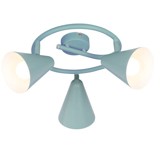 Candellux Lighting Plava stropna svjetiljka s metalnim sjenilom 47x47 cm Amor &amp;ndash; Slike