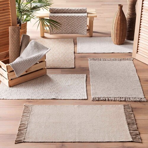 Douceur d int&amp;eacute;rieur Svetlo rjava pralna preproga 50x80 cm Alessia &amp;ndash; Slike